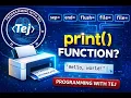 Python print Function Explained sep end flush file Python for Beginners