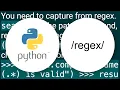 Python extract pattern matches