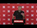 Nebraska Football Matt Rhule Michigan State postgame press conference