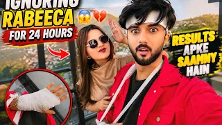 Ignoring Rebeeca For 24 Hours 😱😅 | Gone Emotional 😭 | Im Injured 🤕💔 | @hussain.tareen |