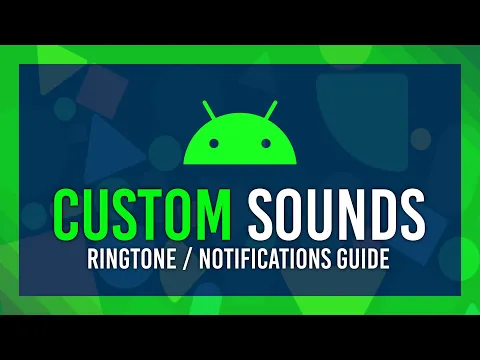 Download MP3 Import Custom Ringtones/Notifications on Android | MP3, WAV, OGG, etc