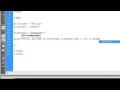 PHP Tutorial Part 1 Hello World and Using Variables