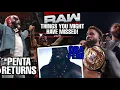Lagu THE USOS WIN TAG TITLES! OBA FEMI TEASED! PENTA RETURNS! AUSTIN THEORY NEW THEME! WWE RAW