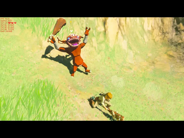 Cemu 1.15.3 4kIR | Zelda: Breath of the Wild Gameplay
