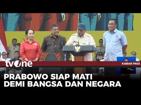 Presiden Prabowo Siap Mati Melawan Koruptor di Tanah Air