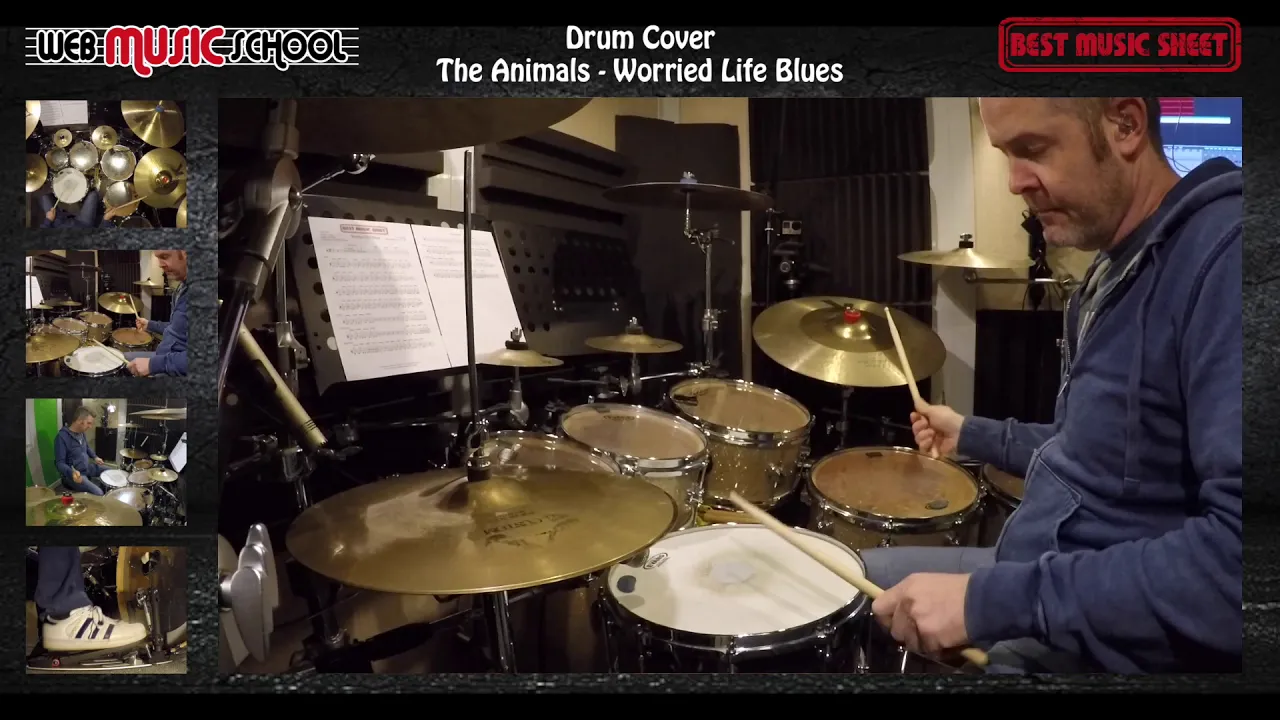 The Animals - Worried Life Blues - DRUM COVER