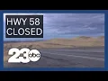 Highway 58 closed due to flooding