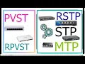 STP RSTP PVST RPVST and MSTP Similarities and Differences between All STP Variations