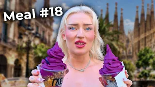 Eating EVERY HOUR for 24h (in Barcelona)