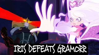 iris defeats gramorr lolirock