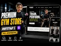 Premium Gym Clothing Ecommerce Website Using Bootstrap 5 Full Responsive Design Gymshark Inspired