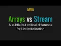 Lists Initialization
