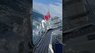 How it started at 6am this morning, vs how its going… #sailing #travel #boating #sail