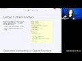 Operator Overloading Part 2 The need and as global functions