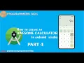 How To Make A Calculator In Android Studio 2022 Part 4 Programmers100p