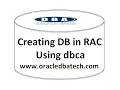 Creating Database In RAC Using DBCA