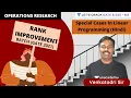 Special Cases In Linear Programming Hindi Rank Improvement Batch 2021