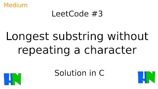Longest substring without repeating character solution leetcode - 3 harishnote