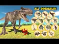 NEW GIGANOTOSAURUS vs All Units Dinosaurs 1 vs 1 with HP Bar