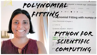 Polynomial fitting Polyfit Scientific computing with Python