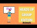 HEADS UP GAME - ANIMALS Group Game Party Game