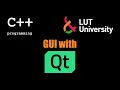 GUI with Qt 6 C Programming LUT University