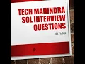Tech Mahindra Interview Questions - Reupload