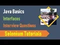 14B Java Basics for Selenium - Java Interfaces
