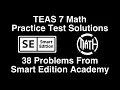 TEAS 7 Full Math Practice Test Solutions - SmartEditionAcademy