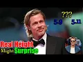 Brad Pitt Actual Height May Surprise You