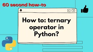 How to ternary operator in Python