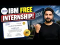 IBM Remote Internship No Fees Open to ALL