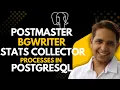 PostgreSQL Crash Course Day 3 Postmaster BGWriter Stats Collector