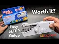 Handheld Sewing Machine - How to Use Setup Full REVIEW Handy Stich