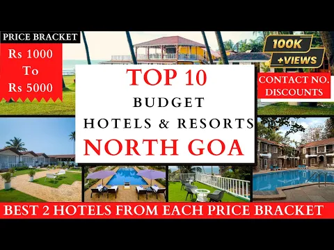 Download MP3 TOP 10 Budget Resorts In NORTH GOA 2023 |  Rs 1000 To 5000 | Cheap And Best Hotels