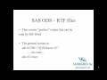 SAS Advanced Programming Tutorial Part 2 ODS and Options