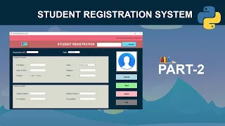 Student Registration System with Database Using Python GUI Tkinter Project - Part 2