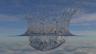 1 Billion Cell Raindrop Impact CFD Simulation 2 hours on 1 AMD Instinct MI200 64GB GPU
