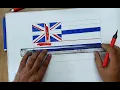 how to draw hawaii state flag I how to draw hawaii flag