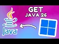 How To Download And Install Java 26 JDK 26