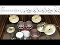 Beabadoobee - Sun Has Set (Drum Transcription Sheet Music Score, Virtual Drums)