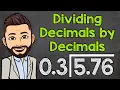 How to Divide a Decimal by a Decimal Math with Mr J