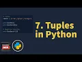Tuples in Python Python Tutorials For Beginners