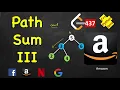 Path Sum iii LeetCode 437 C Java Python