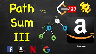 Path Sum iii LeetCode 437 C Java Python