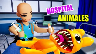 😅Pelos juega Hospital de Animales en Roblox😮/Roblox