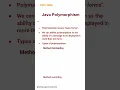 Java Polymorphism 12