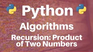 Algorithms in Python Recursion -