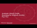 Library Guide Part Two Searching Nursing Databases