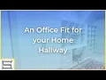 A Custom Home Office Fit for your Homes Tight Spaces - Custom Space Tour